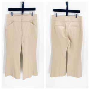 Dorothee Schumacher Contrast Stitching Crop Flare Pants M